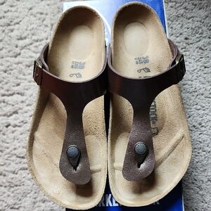Birkenstock Brown Leather Sandals